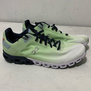On Running Men's Athletic Shoes in Light Green and Navy